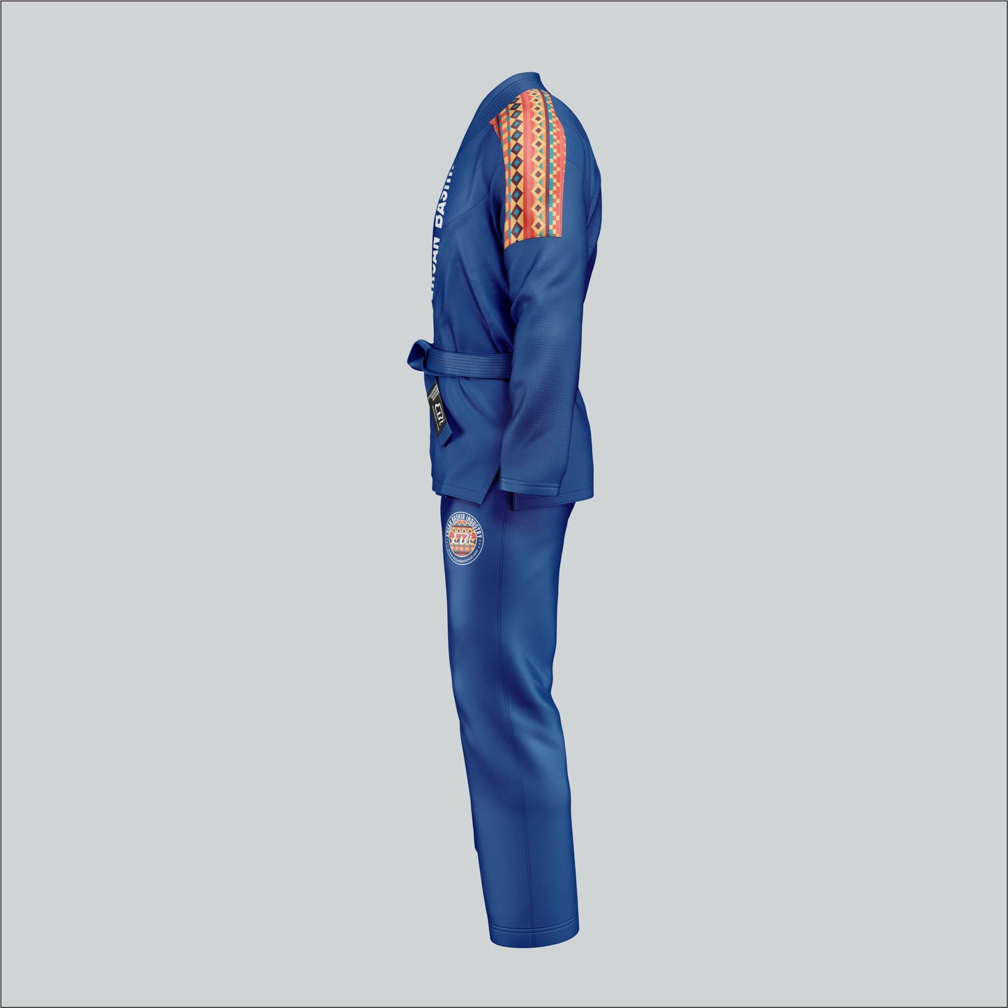 Limited-Edition Sublimated Panel & Embroidered Blue BJJ Gi