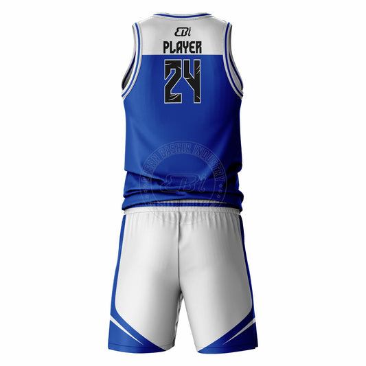Custom Royal Blue Basketball Uniform | Sublimated Kit