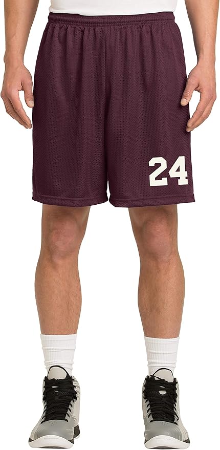 AMERICAN FOOTBALL CUSTOM MAROON TRAINING SHORTS