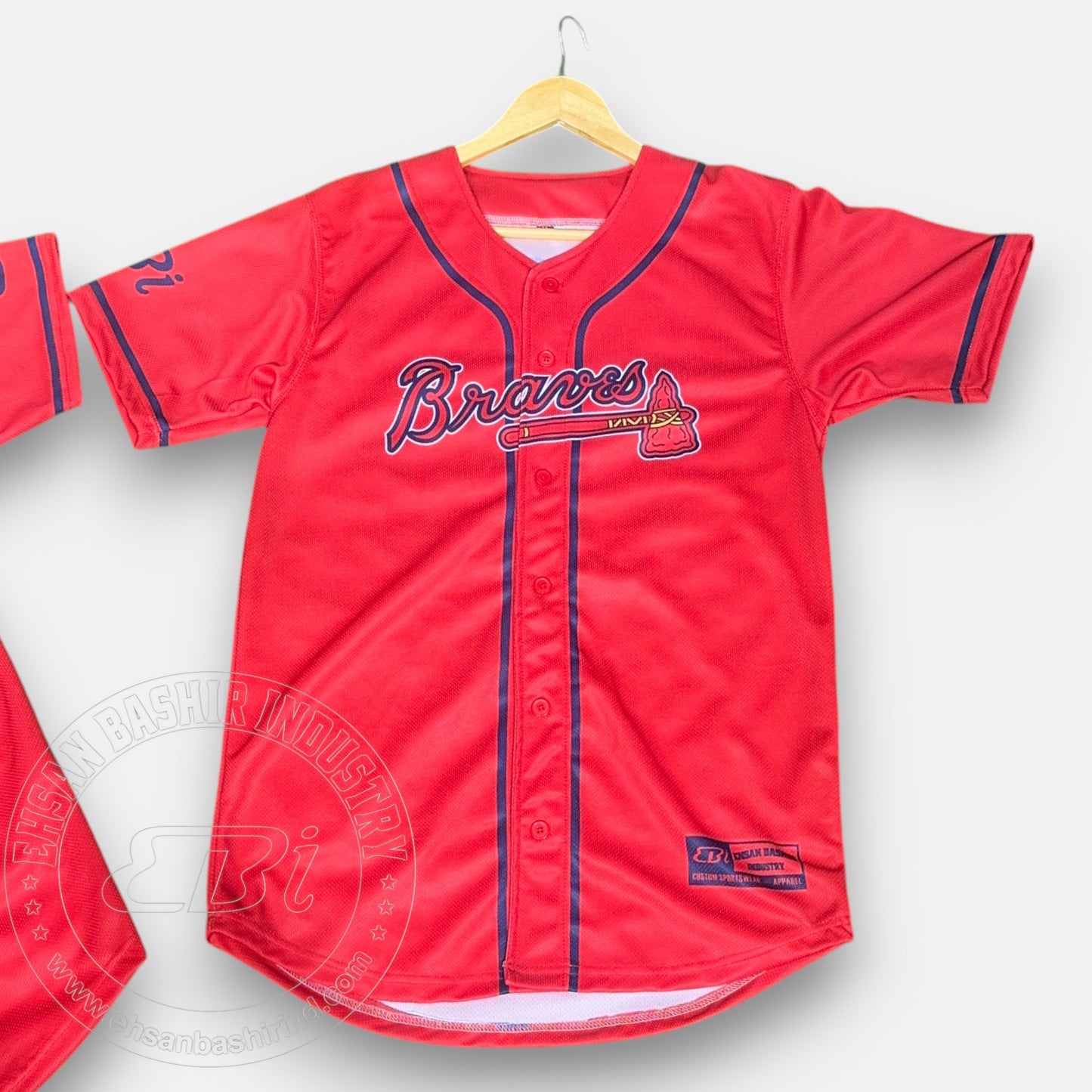 Red Atlanta Braves Alternate Team Jersey, Custom made Softball Jerseys, Fast Pitch Jerseys, Fan Jerseys