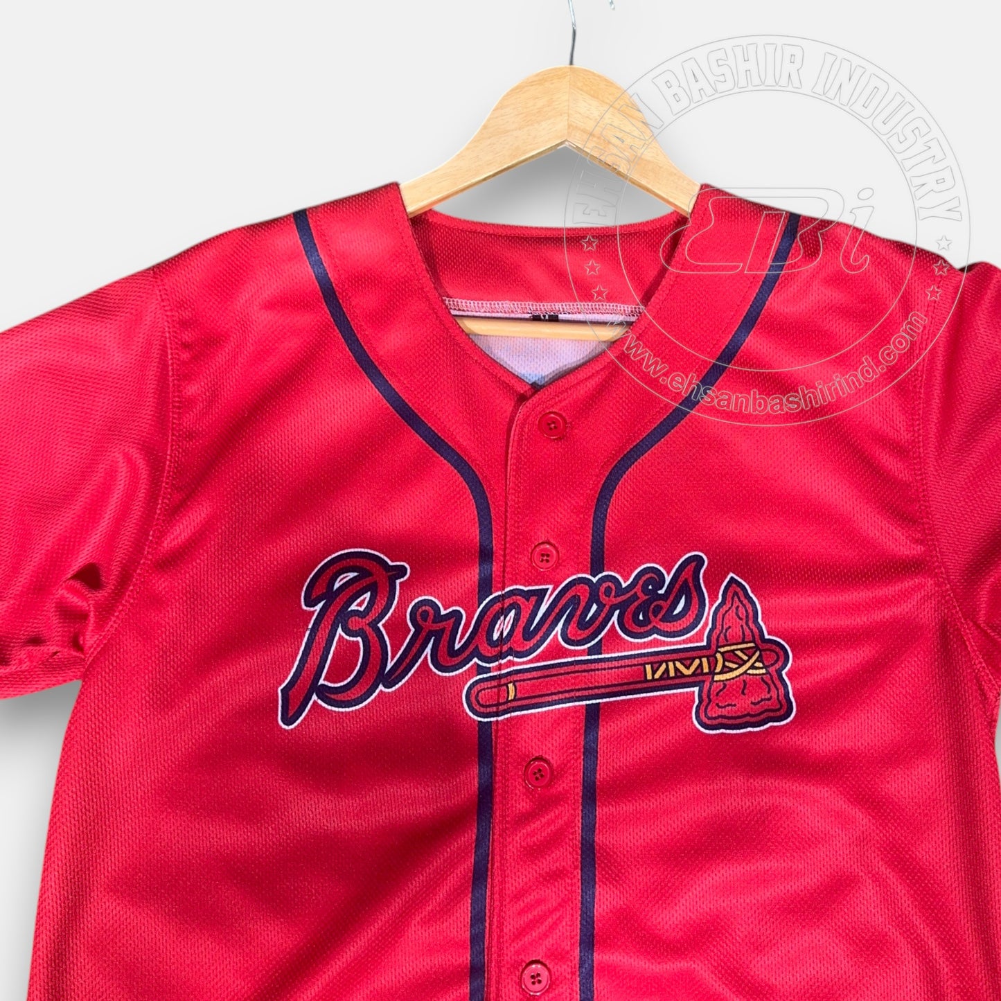Red Atlanta Braves Alternate Team Jersey, Custom made Softball Jerseys, Fast Pitch Jerseys, Fan Jerseys
