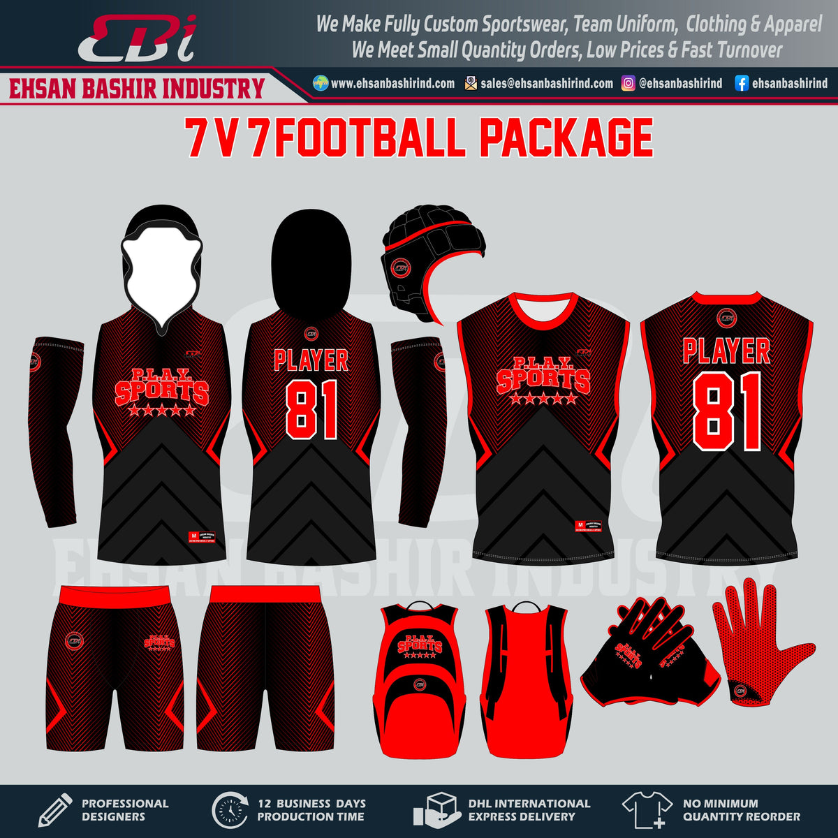 7v7 Flag Football Uniforms