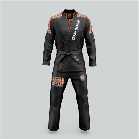 Stealth Black Sublimated Panel & Embroidered BJJ Gi