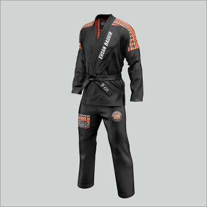 Stealth Black Sublimated Panel & Embroidered BJJ Gi