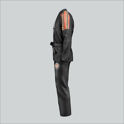 Stealth Black Sublimated Panel & Embroidered BJJ Gi