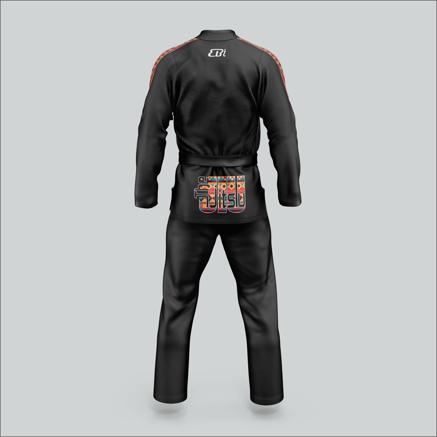 Stealth Black Sublimated Panel & Embroidered BJJ Gi