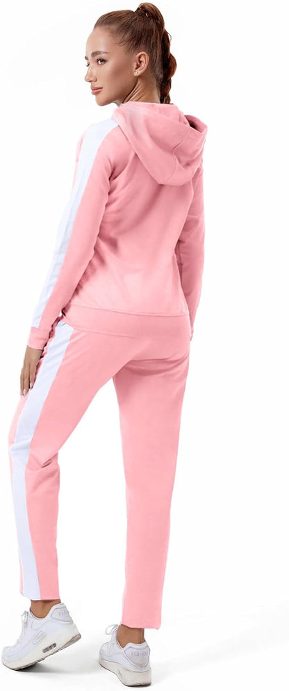 Custom Track Suit For Women Army Pink