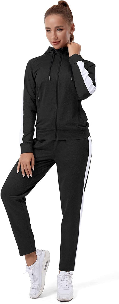 Custom Track Suit For Women Army Black