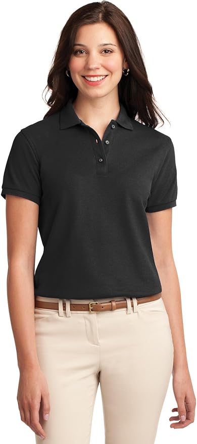 Custom Polo Shirt For women Black