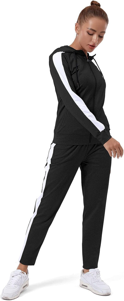 Custom Track Suit For Women Army Black