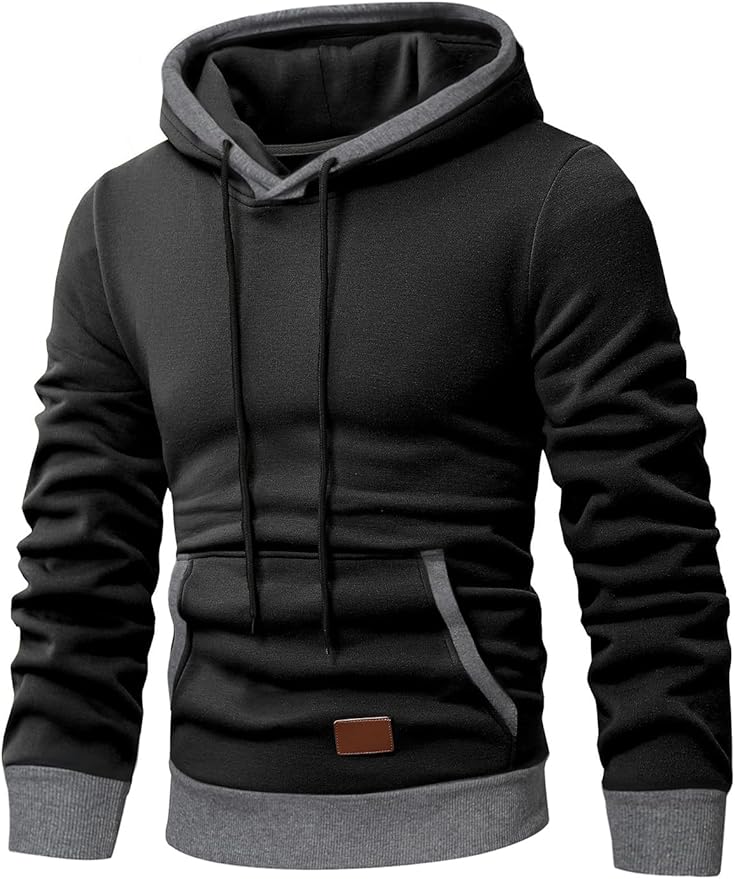 Custom Hoodie For Men in Black