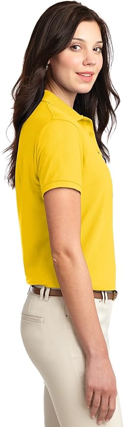 Custom Polo Shirt For women Yellow
