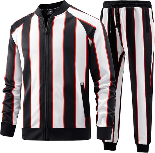 Custom Track Suit For Men White/Black