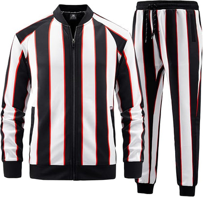Custom Track Suit For Men White/Black
