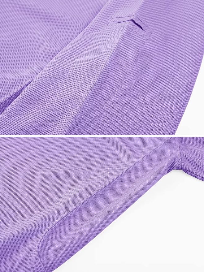 Custom Polo Shirt For Men Light Purple