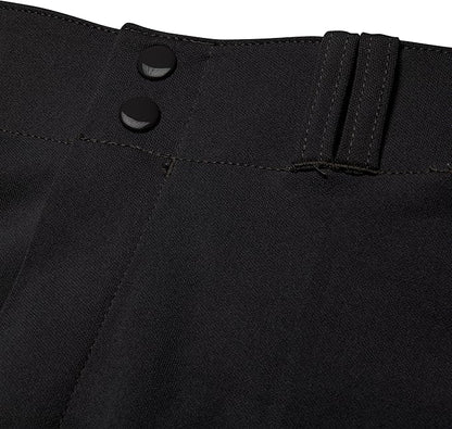 "Custom Black Baseball Pants - Short and Long Styles"