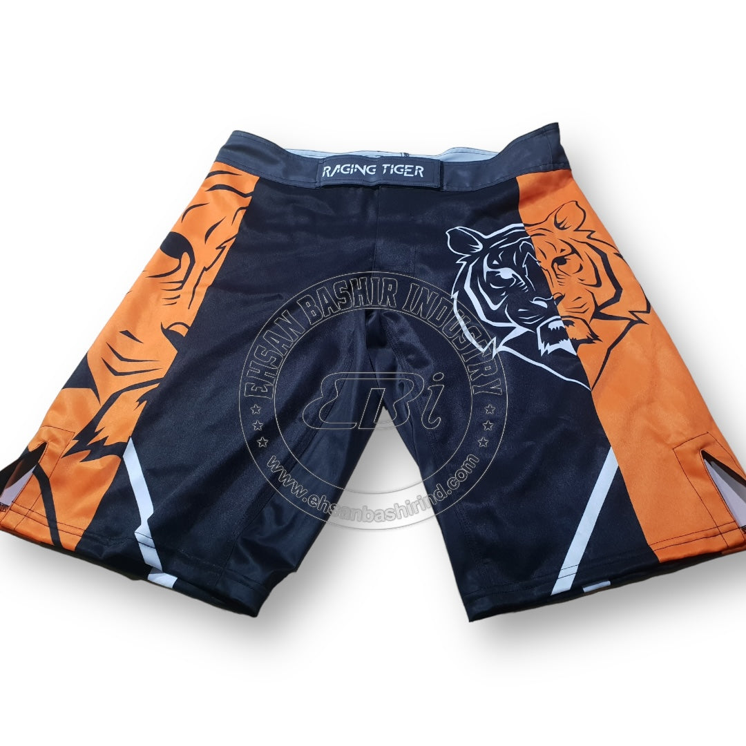 Custom Raging Tiger MMA Shorts – Sublimated Combat Grappling Board Shorts