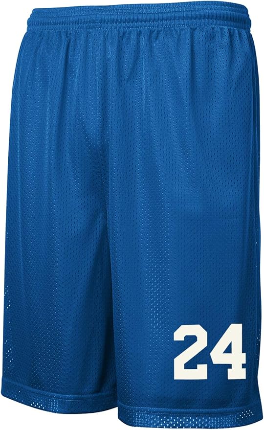 AMERICAN FOOTBALL CUSTOM BLUE TRAINING SHORTS