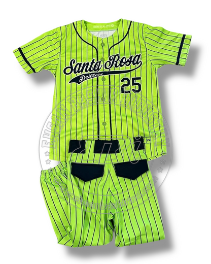 Home and Away Baseball Button Up jerseys and pants