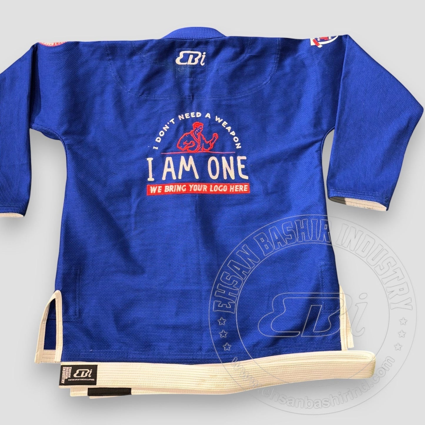 Ehsan Bashir Industry blue cotton Jiu Jitsu uniform with