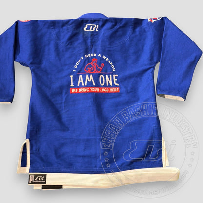 Ehsan Bashir Industry blue cotton Jiu Jitsu uniform with