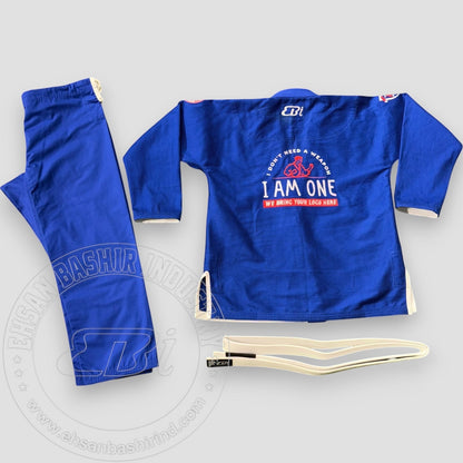 Ehsan Bashir Industry blue cotton Jiu Jitsu uniform with