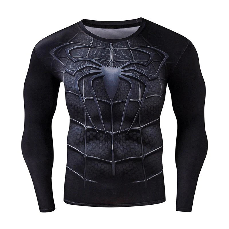 EBI Black Spider Rash Guard